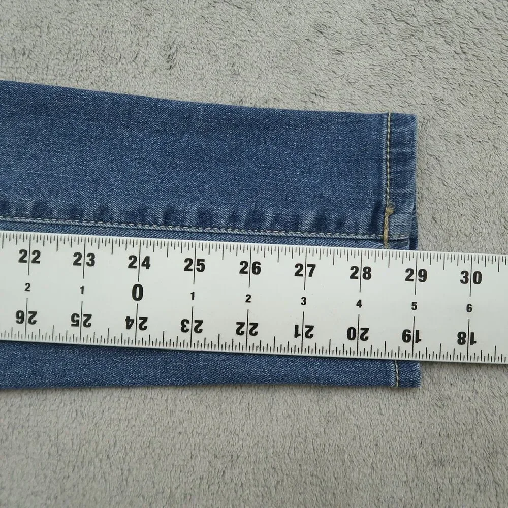 KanCan Jeans Junior's Size 9 Blue Mid-Rise Skinny Denim Pants 29